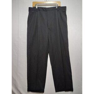 Daniel Gray Travel Concepts Trio Gray Pleated Front Men's Dress Pants Size 39